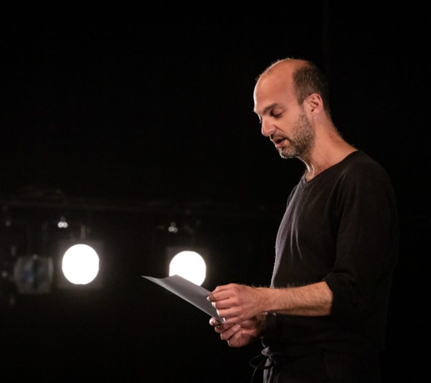 Lettres non-écrites, de David Geselson, Théâtre des Bouffes du Nord